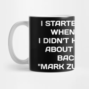 Quotes Mark zuckerberg Mug